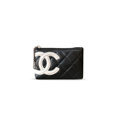 CHANEL CAMBON KEY POUCH BLACK 1259292 (13*8*3cm)